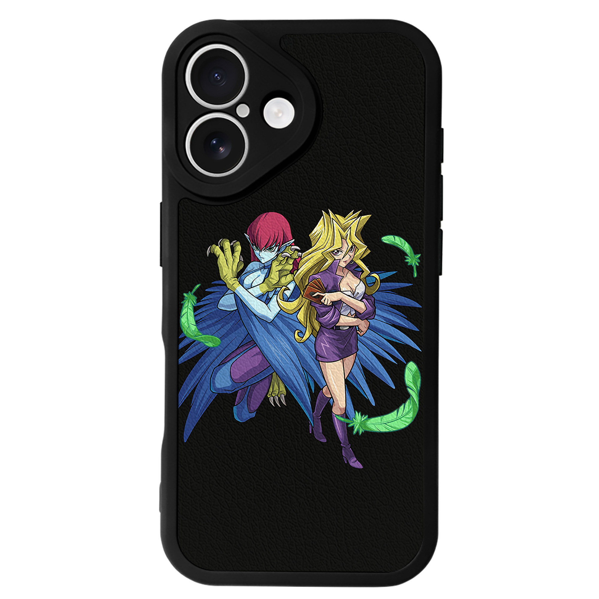 遊☆戯☆王 Yu-Gi-Oh! 【iPhone 16シリーズ対応】シリコンスマホケース（レザー調） 材質：シリコン
